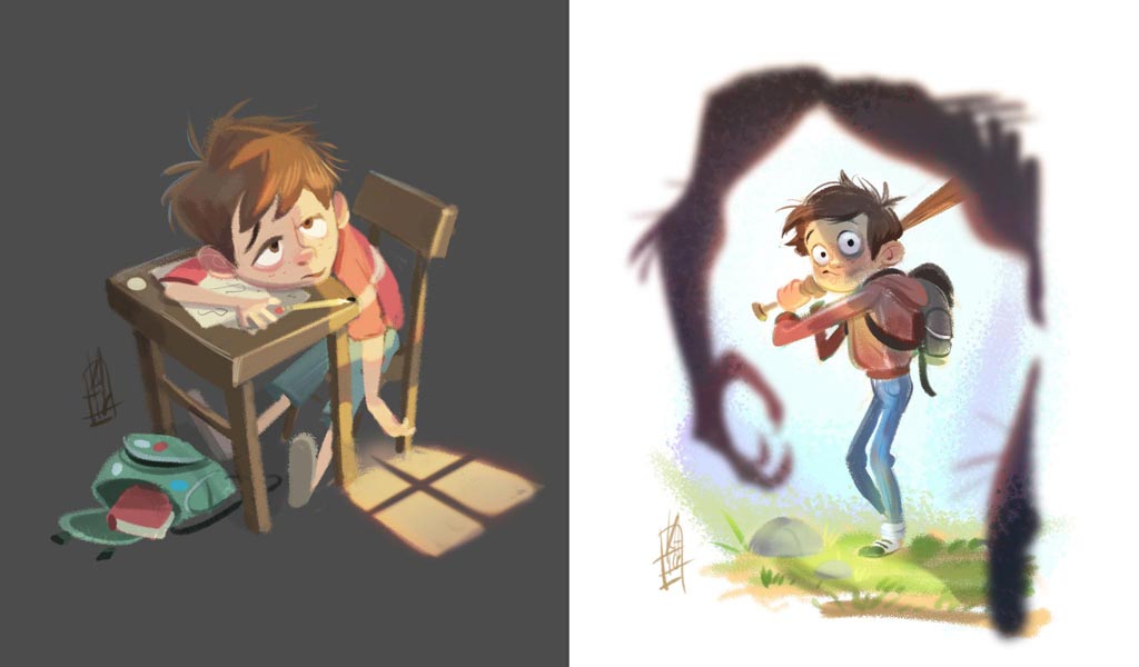 Character sketches - personal work