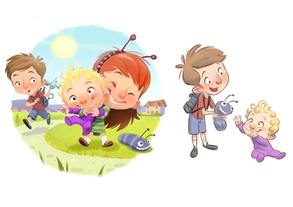 In The Garden - illustration