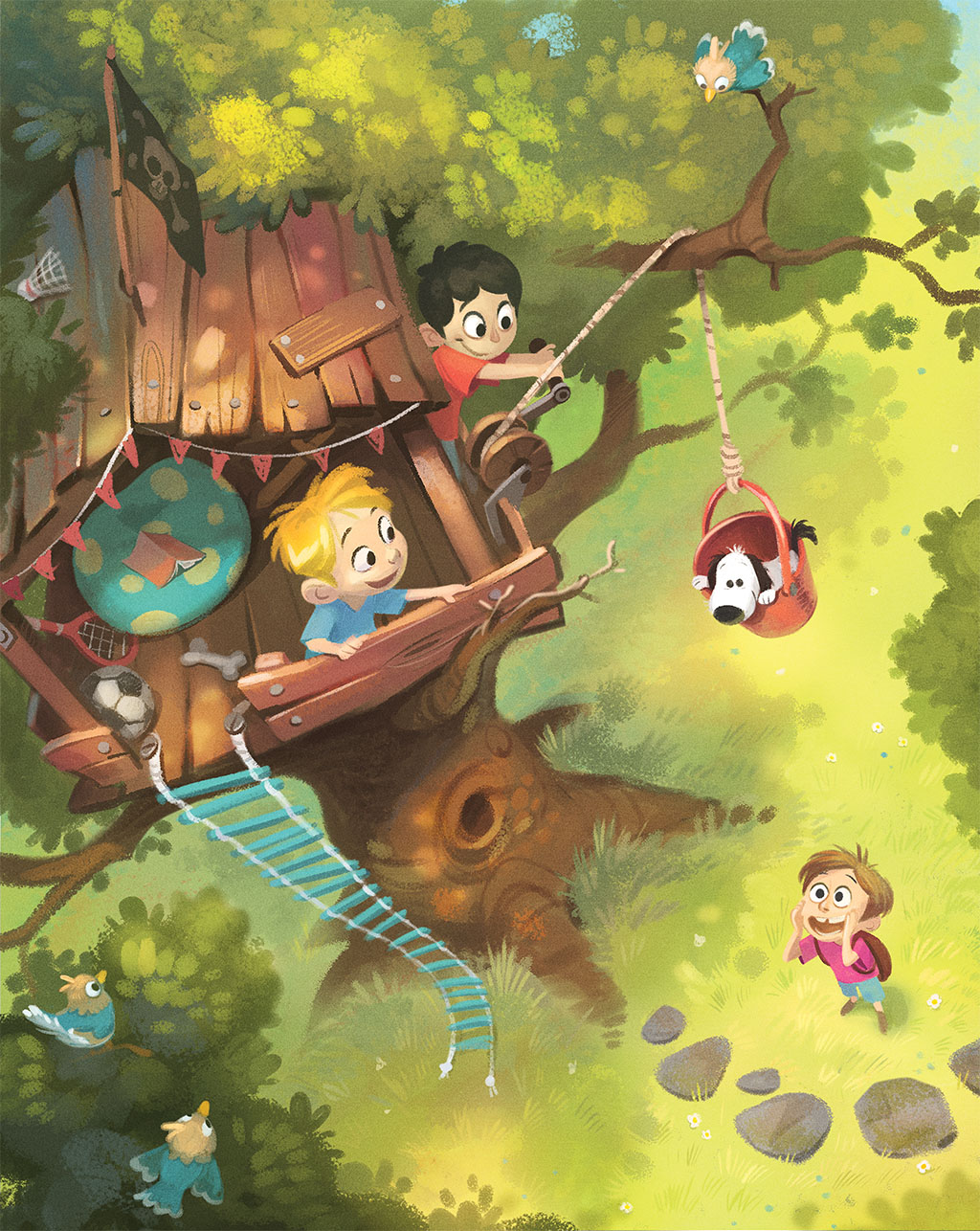 Land Ahoy! - illustration